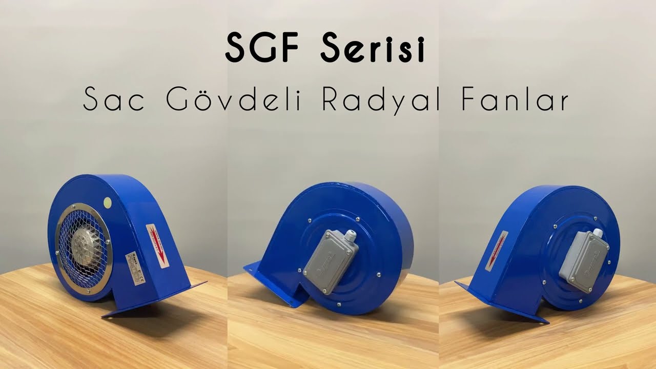 950m3/h 220V Sac Gövdeli Radyal Salyangoz Fan - Ayas