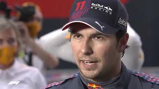 Sergio Pérez Post Qualifying Interview Italian Grand Prix  #monza