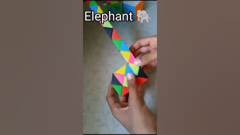 How to make elephant from snake Puzzle