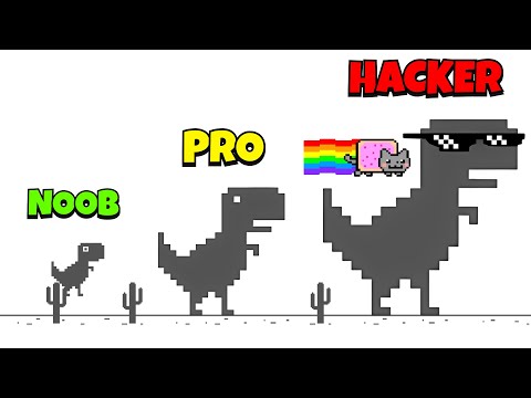 NOOB vs PRO vs HACKER - Dino T-Rex