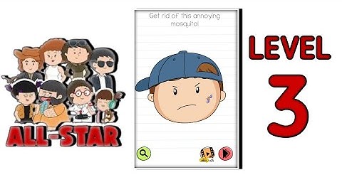 Brain Test All Star Level 3 |Get Rid Of This Annoying Mosquito!| Walkthrough Solutions