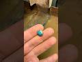 Cutting turquoise stone