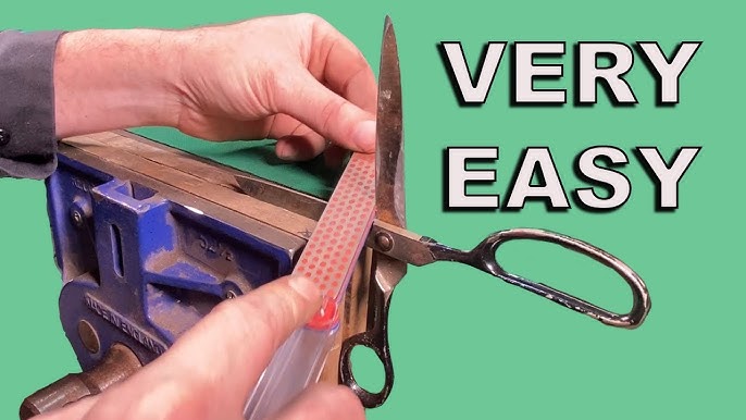 How to Sharpen a Pair of Scissors 