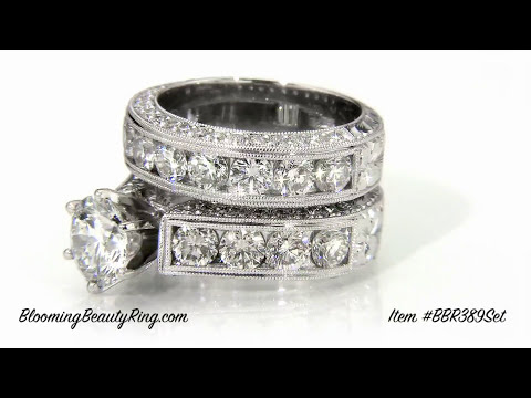 wedding-ring-sets-for-her-item-#bbr389-set-by-bloomingbeautyring.com