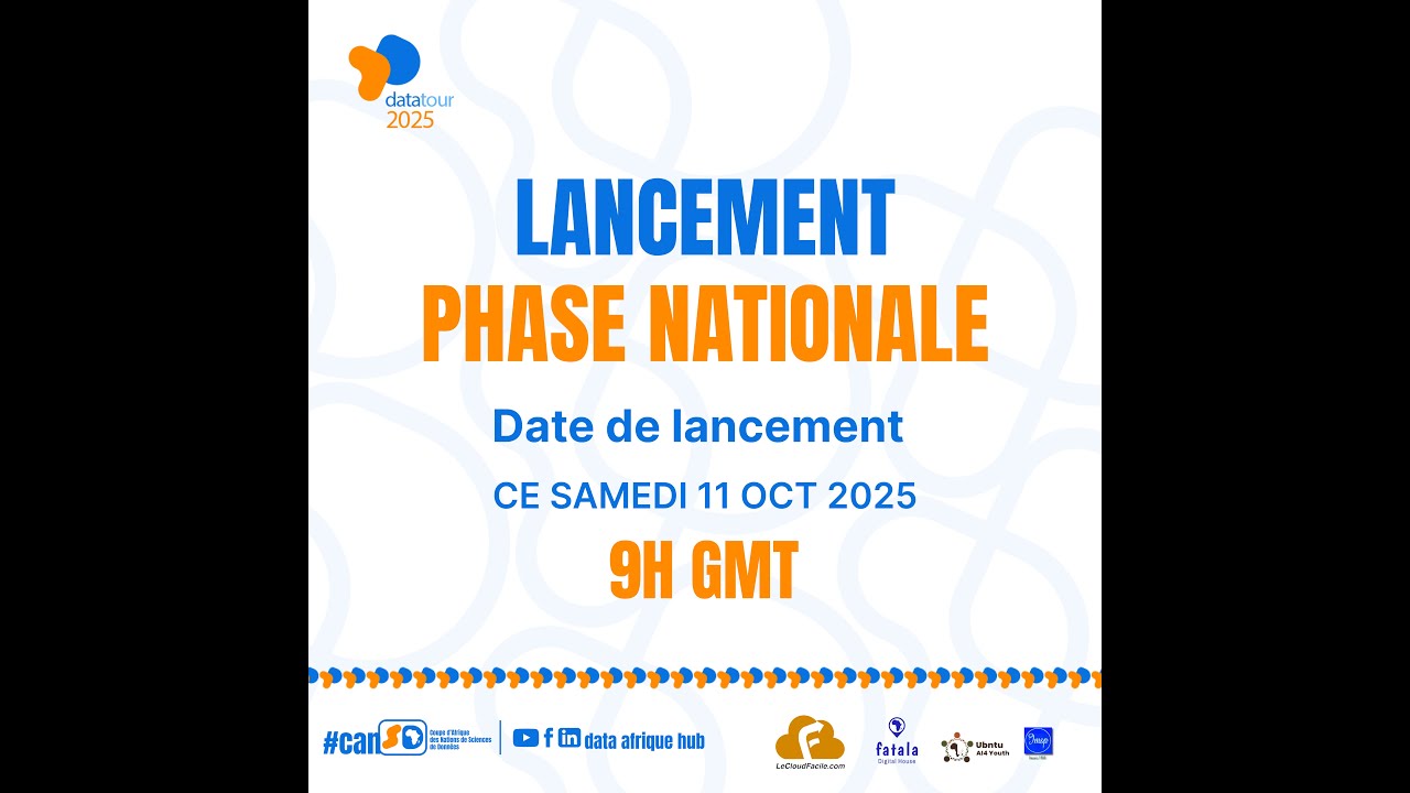 Lancement phase nationale Data Tour 2025