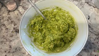 Making guacamole 🥑