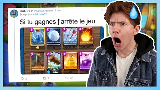 Je joue LES PIRES DECKS des abonnés !! - Clash Royale