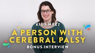 kids meet a person with cerebral palsy bonus interview kids meet hiho kids