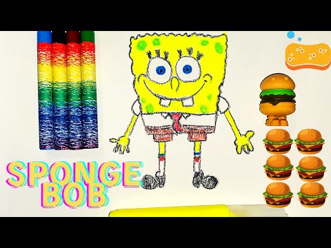 Video: Kako Crtati SpongeBob