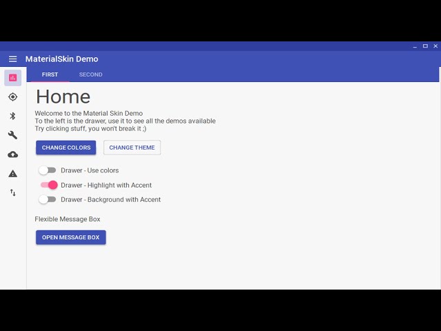 C# Tutorial - Material Design for .NET WinForms | FoxLearn class=