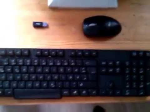 New Tutorial / Kabellose Maus u Tastatur anschließen Deuutsch HD