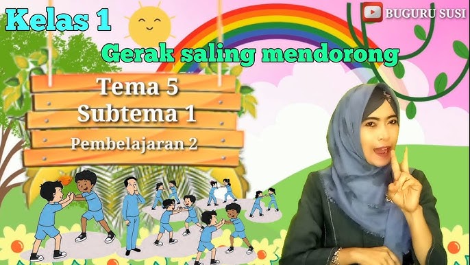 Gerak Saling Mendorong Tema 5 Subtema 1 Pembelajaran 2 Kelas 1 Youtube