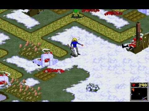 The Horde (PC/DOS/'94) Last area gameplay