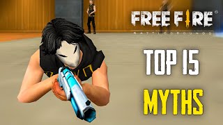 Top 15 Mythbusters in FREEFIRE Battleground | FREEFIRE Myths #253