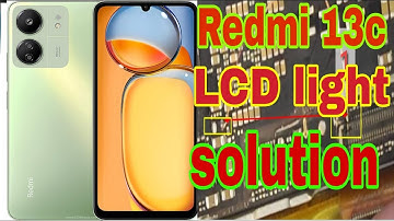 redmi 13c lcd light solution/Redmi 13c | No Display light