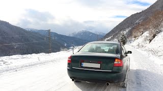 Дорога Местия (Сванетия) - Батуми 2023 | Road Mestia - Batumi 08.01.2023, Georgia, Audi A6 C5 2.7TT