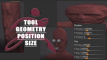 【ZBrush 2022】【memo】tool：Geometry｜Position　Size