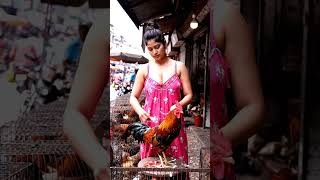 Y Girl Slaughter Chicken