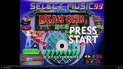 [GAMEPLAY] DEAD END (N&S) / Single / SSR / Dance Dance Revolution 3rd MIX, PS1