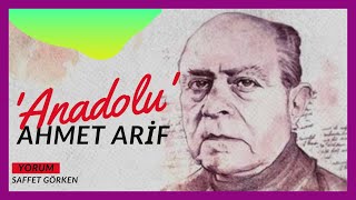 Ahmet ARİF l ANADOLU [ŞİİR] Resimi