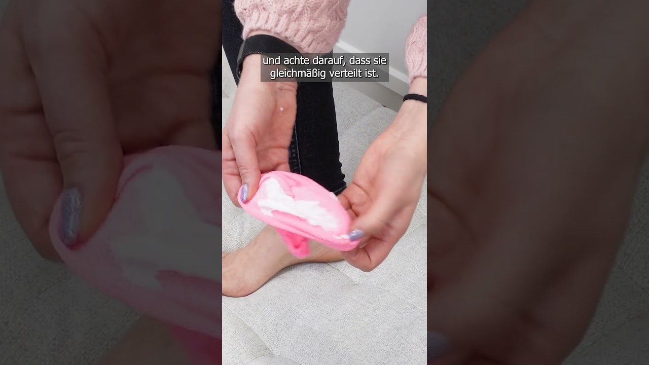 Samtweiche Füße: Der einfache Trick für zuhause!