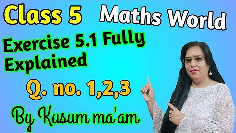 Class 5th Maths exercise 5.1 || Question 1,2 & 3 || Kusum Online Academy || Punjabi || #pseb