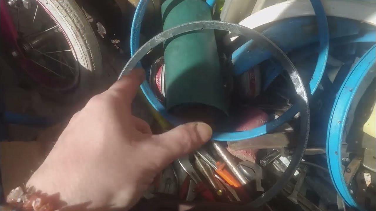 Vintage tricycle rebuild part one problems already. YouTube