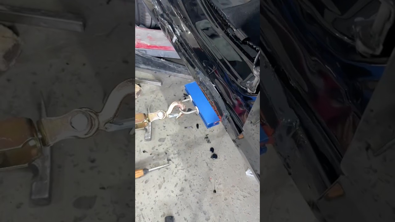 Easy Rocker Panel Dent Repair For Beginners!