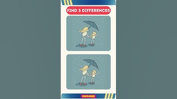 Find 3 Differences! | Challenge: №234 #spotthedifference #spotthedifferencegame  #viralvideo #puzzle