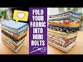 Fabric Storage Ideas | How to make Mini Bolts | Fold Fabric onto Comic Book Boards