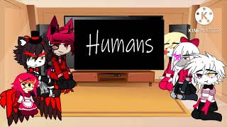 Hazbin hotel react to Alastor 3/? ||Hazbin hotel||