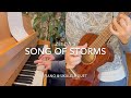 Zelda&#39;s Song of Storms (Piano &amp; Ukulele Duet)