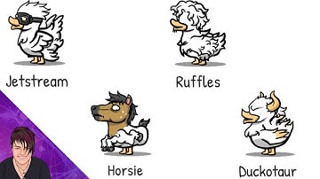 Jetstream, Horsie, Ruffles and Duckotaur - Clusterduck | Rosie Rayne