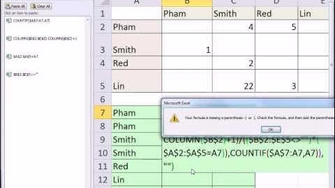 Excel Magic Trick 884: Reverse Lookup To Create Proper Data Set From Tabular Column / Row Table