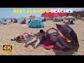 BEACH WALK🏖️The BEST Beach in Algarve ☀️ Praia de Armação de Pêra Beach - Portugal 4K