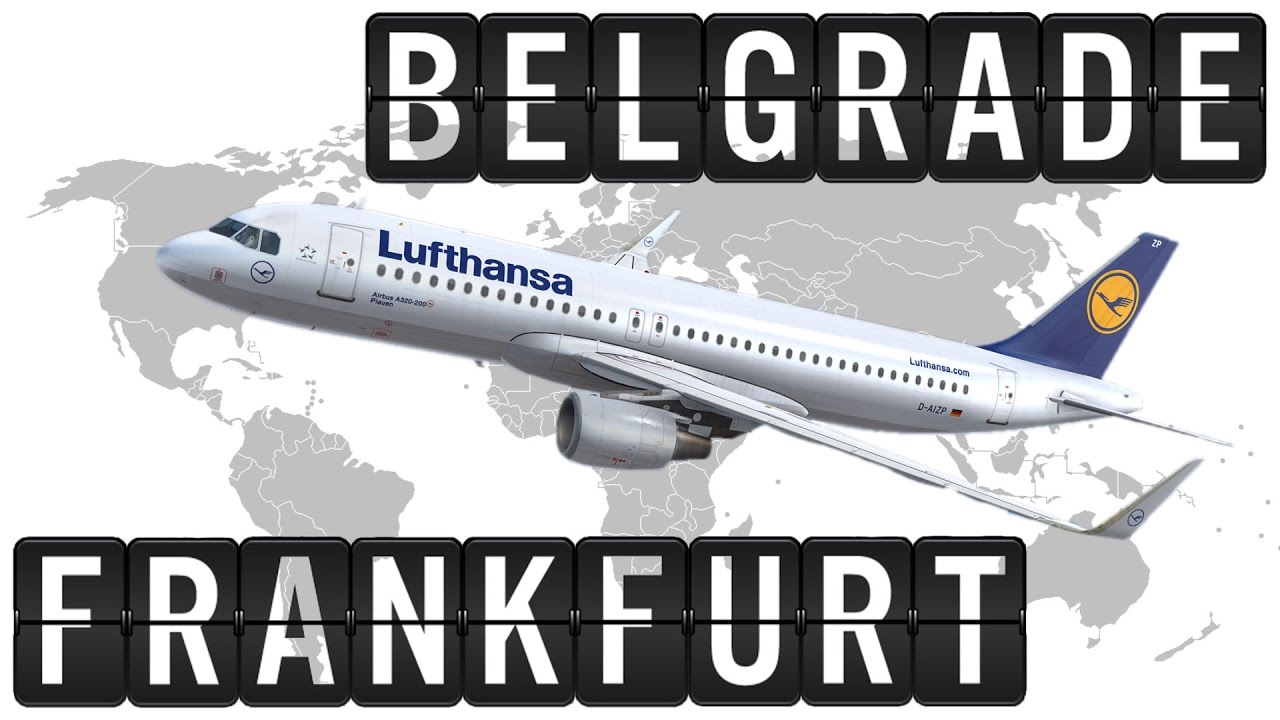 A319 Cockpit Flight Timelapse from BELGRADE [BEG] to FRANKFURT [FRA] 1100km