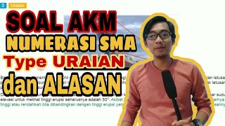 SOAL AKM SMA NUMERASI NOMOR #8 | Tipe Uraian dengan Alasan SOAL AKM SMA NUMERASI NOMOR #8 | Tipe Uraian dengan Alasan