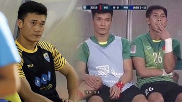 Ngồi ghế dự bị, thủ môn Bùi Tiến Dũng liên tục làm điều bất ngờ khi nhìn đồng đội tỏa sáng trên sân