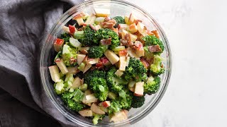 Bacon Apple Broccoli Salad