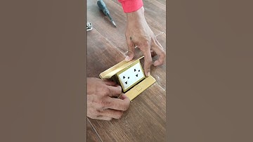 pop-up interior floor mounted power outlet