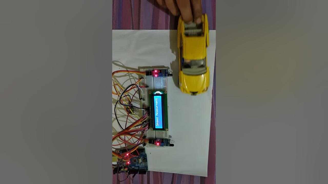 Arduino Speed Detector with IR Sensor on LCD Display - YouTube