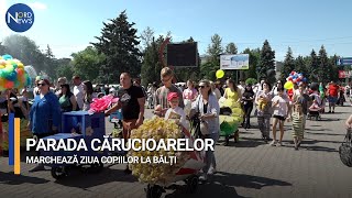 Fantazie pe roți: Parada cărucioarelor marchează Ziua Copiilor la Bălți