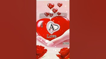 A name status😍 a naam ki shayari 😍a letter whatsapp status😘 a naam ke video #shorts #short