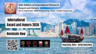 40th Edition of Award and Honors | 26–27 September 2026 | Hong Kong, China - Cordis Hong Kong