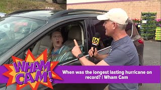 What was the longest-lasting hurricane on record? |Wham Cam