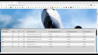 Airline Reservation System in PHP