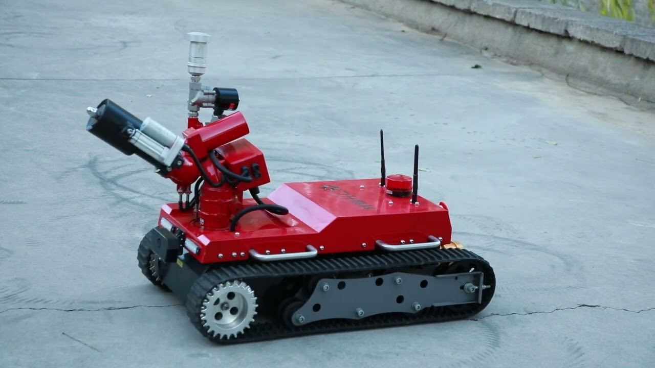 Vehicle-mounted firefighting robot