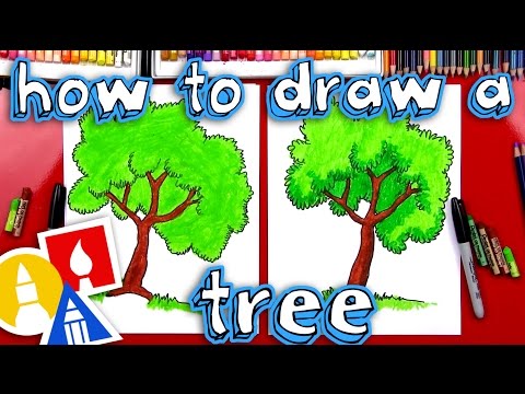 Video: How To Teach A Child To Draw Trees