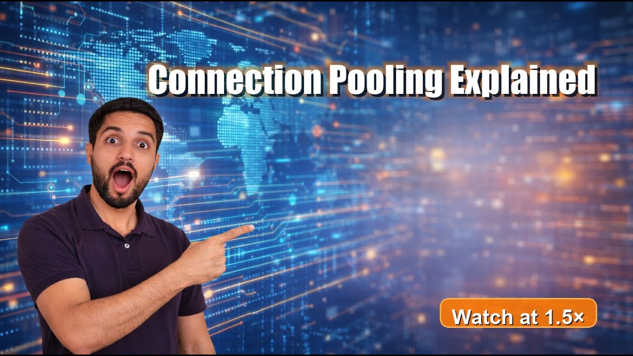 Connection Pooling Explained (Watch at 1.5×) | Boost Performance with ...