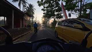Berangkat kerja ke pasar Rancah, Ciamis